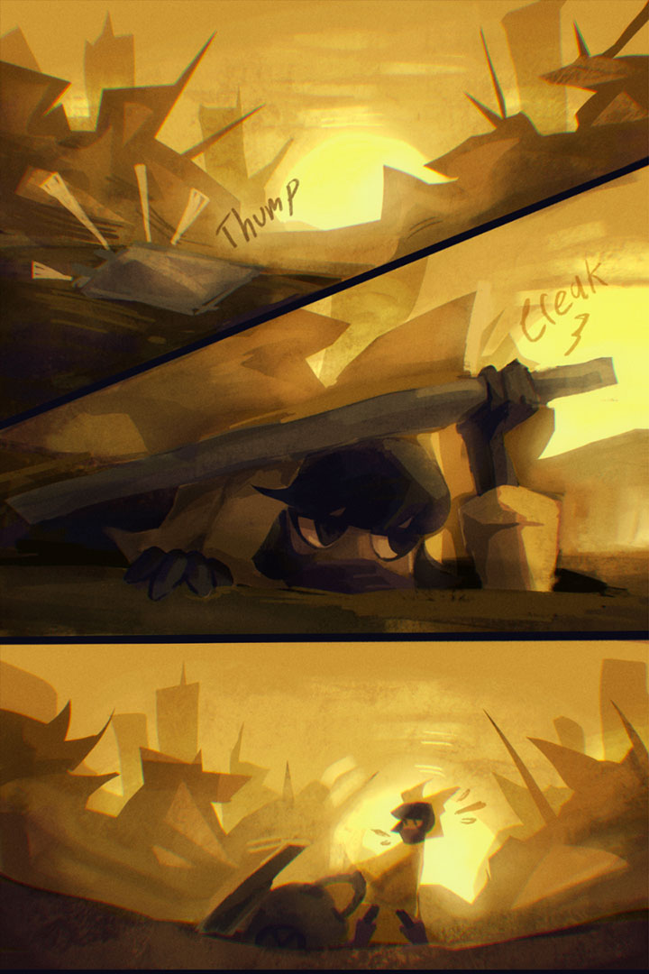 Comic first place