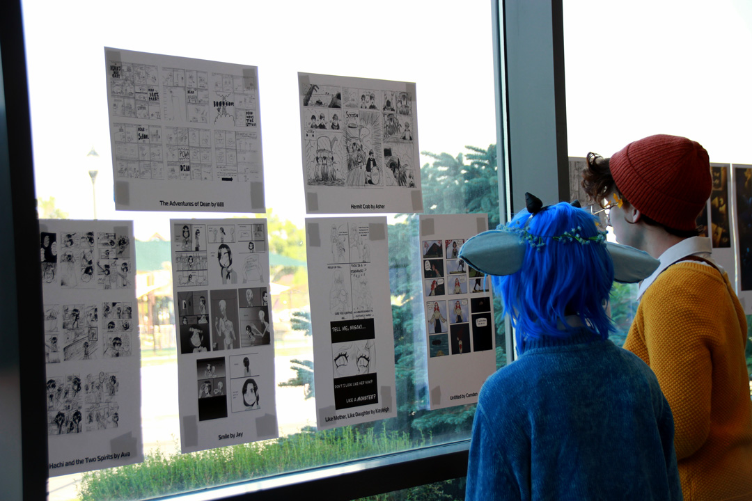 Reading the comic contest entries
