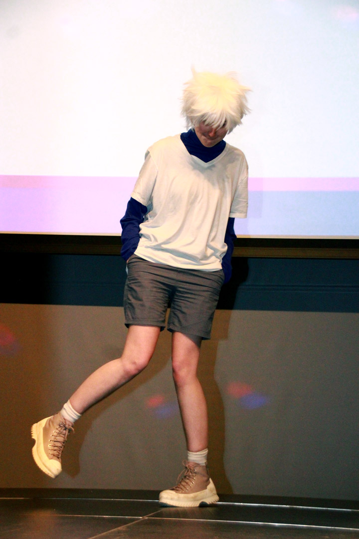 Bashful anime character cosplay